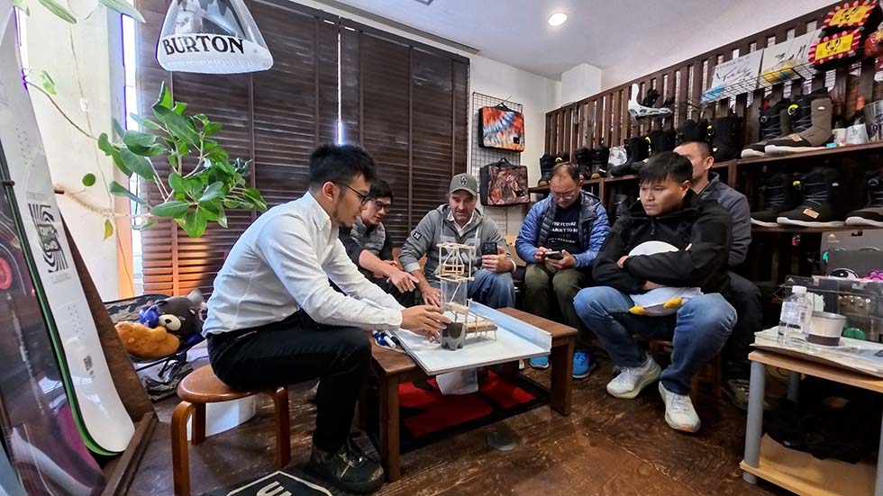 全体の打ち合わせの様子