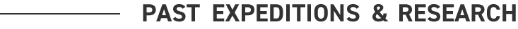 Places Where Yoshitaka Isaji Has Conducted Exploration and Underwater Surveying
