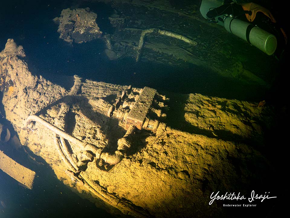 USSニューヨークのボイラールームと機関室