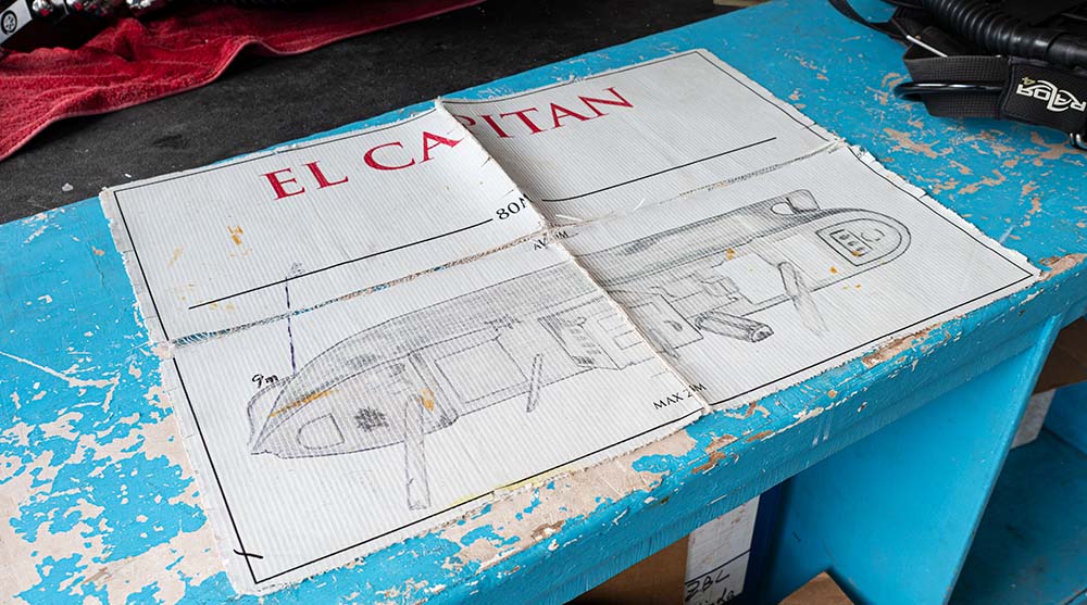 輸送船、El Capitan（エルキャピタン）のレックの図面